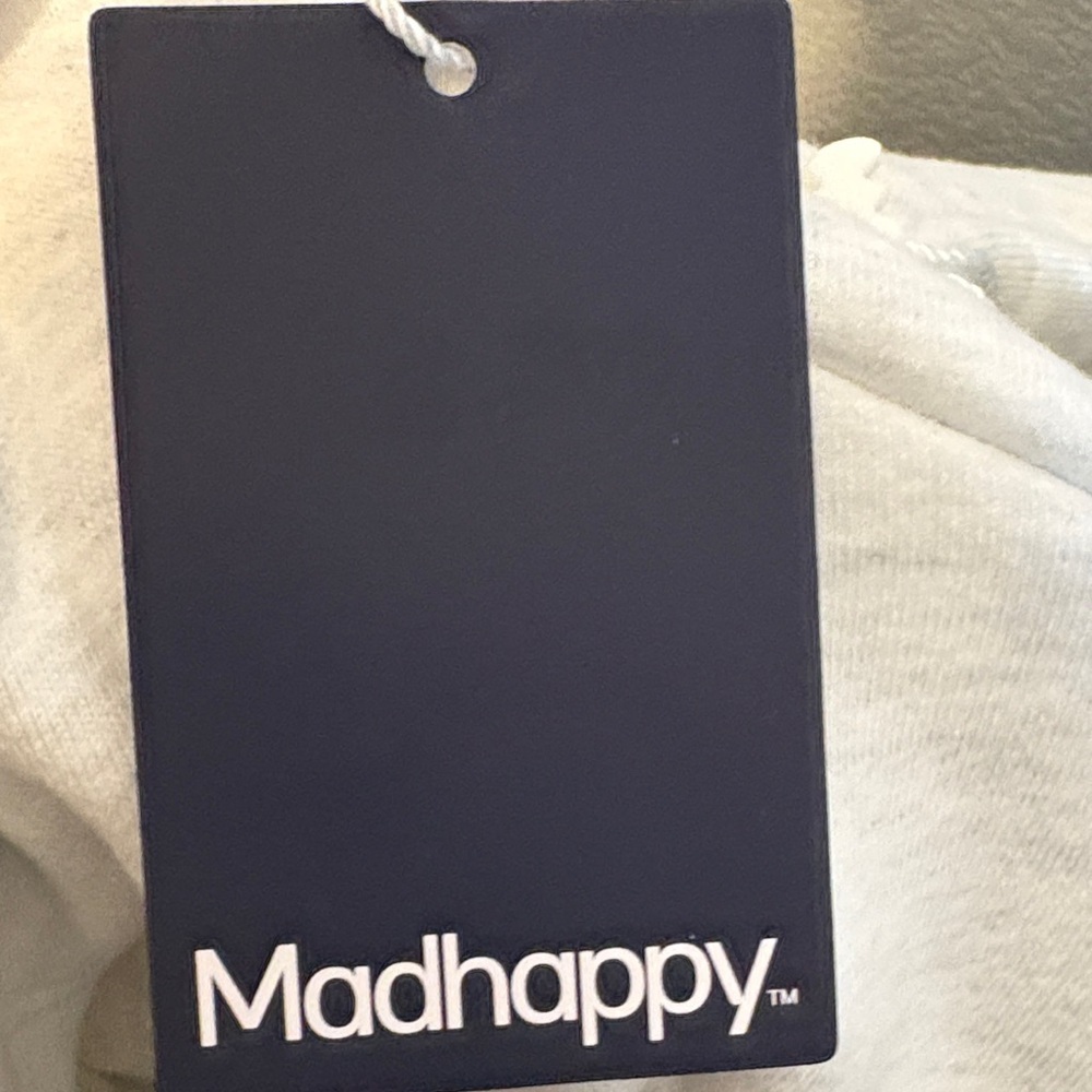 MadHappy Heather Gray Hooded Sweatshirt - Picture 3 of 5